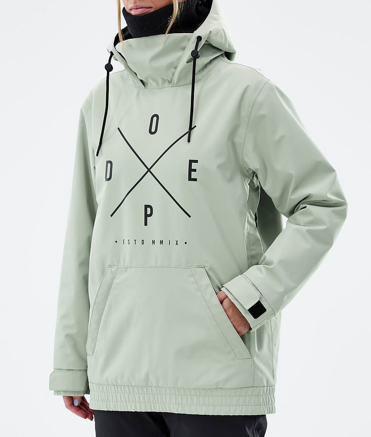Dope Puffer W Chaqueta Esquí Mujer Faded Green - Verde
