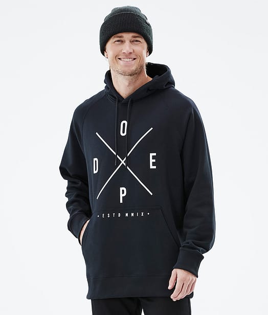 Dope Common 22 Hoodie Herren 2X-Up Black