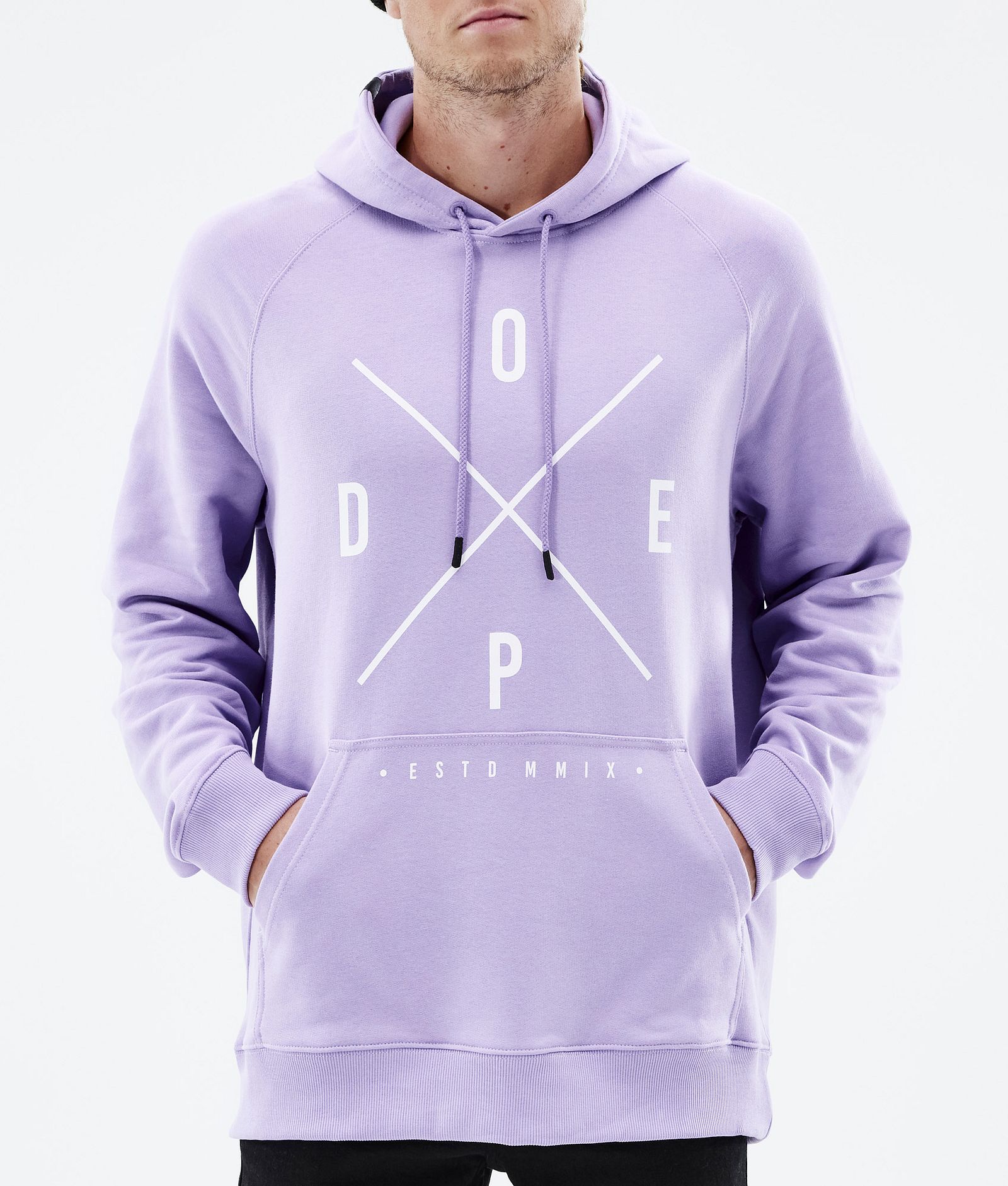 Dope Common 2022 Felpa con Cappuccio Uomo 2X-Up Faded Violet, Immagine 6 di 6