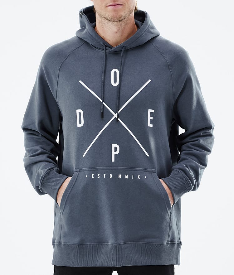 Dope Common 2022 Hoodie Men 2X-Up Metal Blue, Image 6 of 6