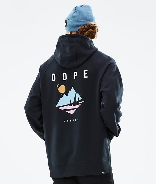 Dope Common 22 Hoodie Herren Pine Black