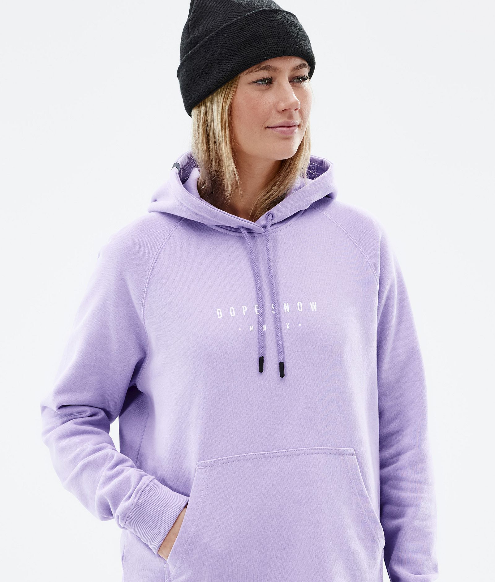 Dope Common W 2022 Felpa con Cappuccio Donna Range Faded Violet, Immagine 3 di 6