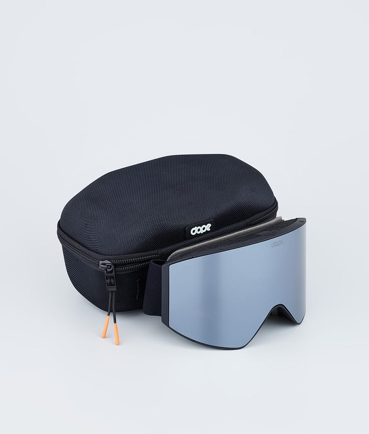 Dope Sight 2023 Skibriller Black W/Black Silver Mirror, Billede 4 af 6