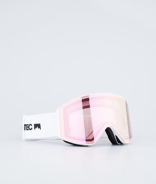 Montec Scope 22 Masque de ski White/Pink Sapphire Mirror