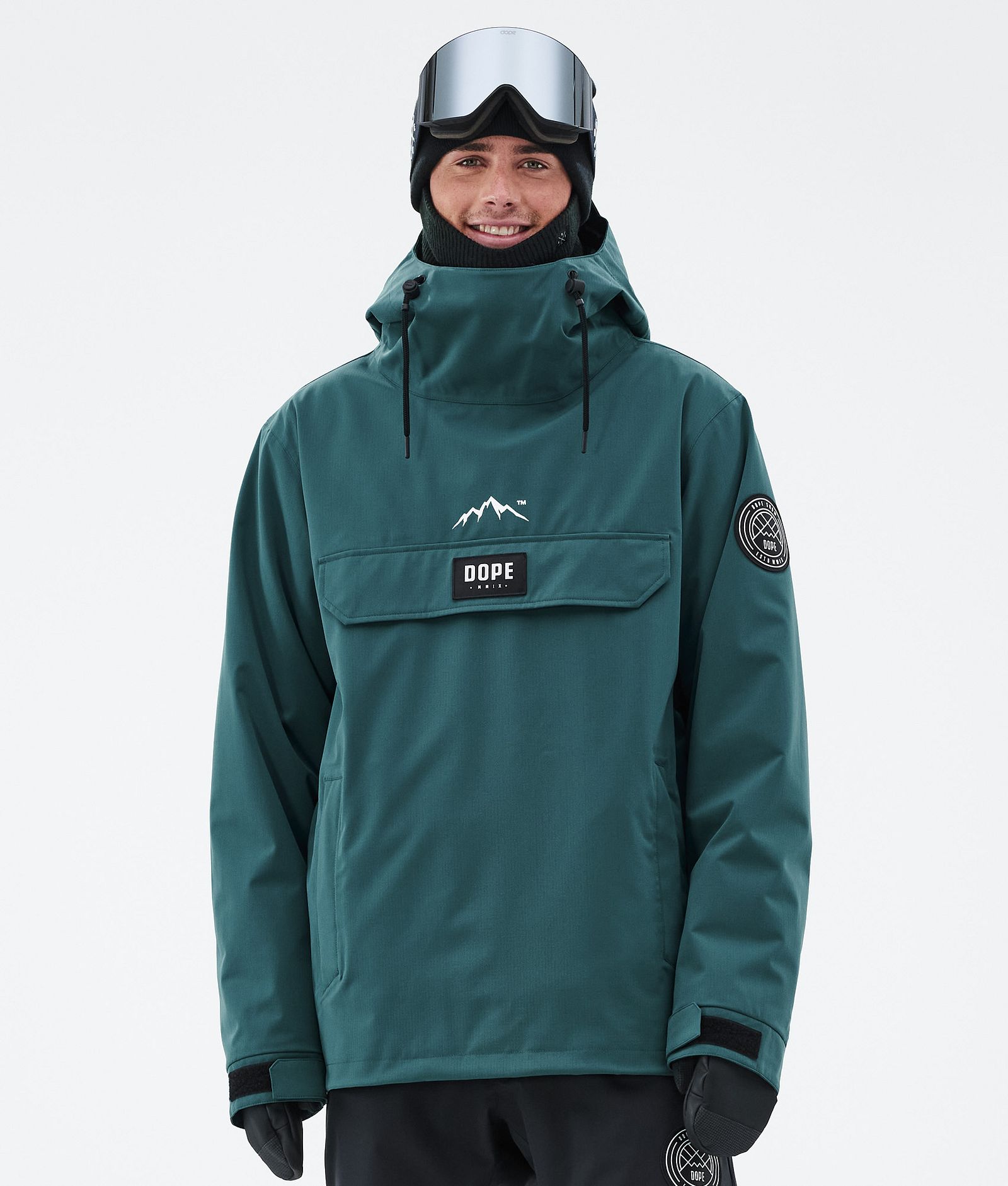 Dope Blizzard Ski Jacket Men Bottle Green, Image 1 of 8