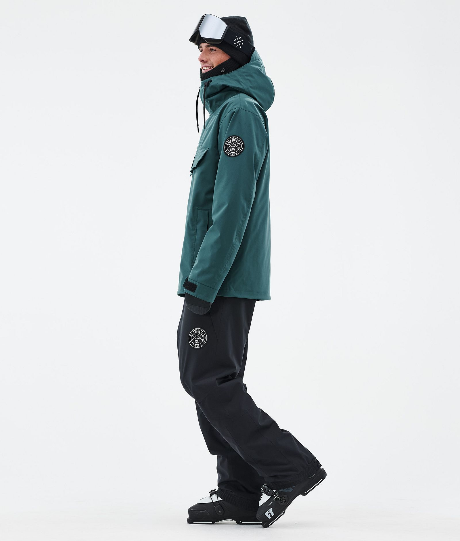 Dope Blizzard Ski Jacket Men Bottle Green, Image 3 of 8