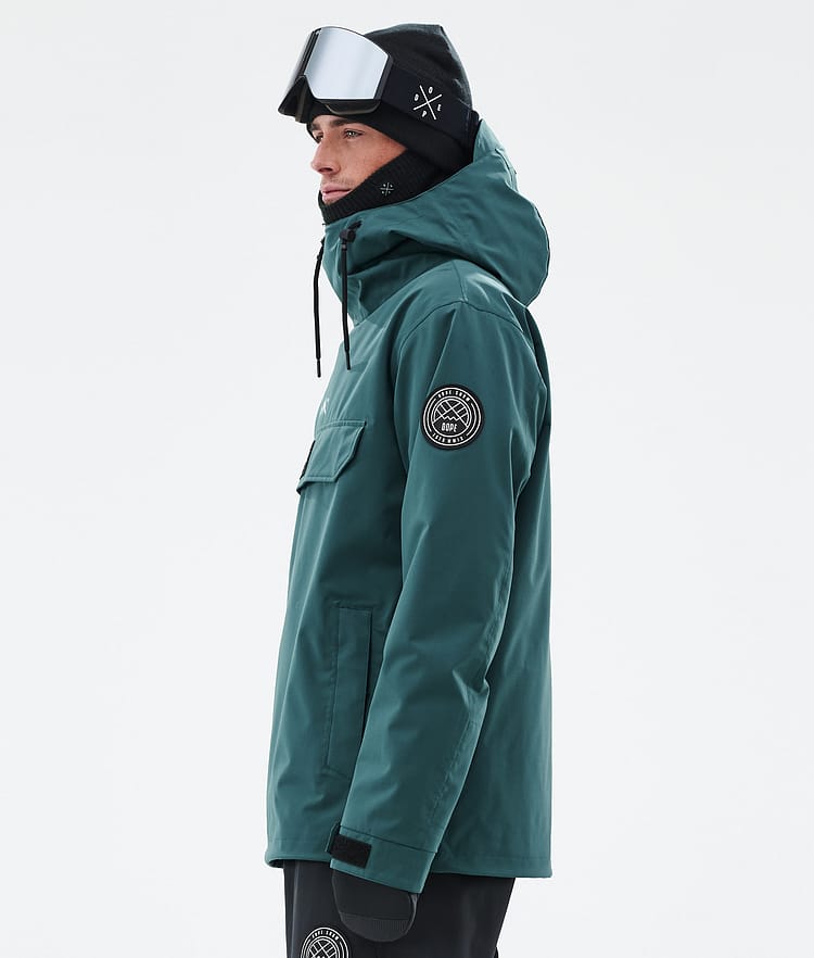 Dope Blizzard Ski Jacket Men Bottle Green, Image 5 of 8