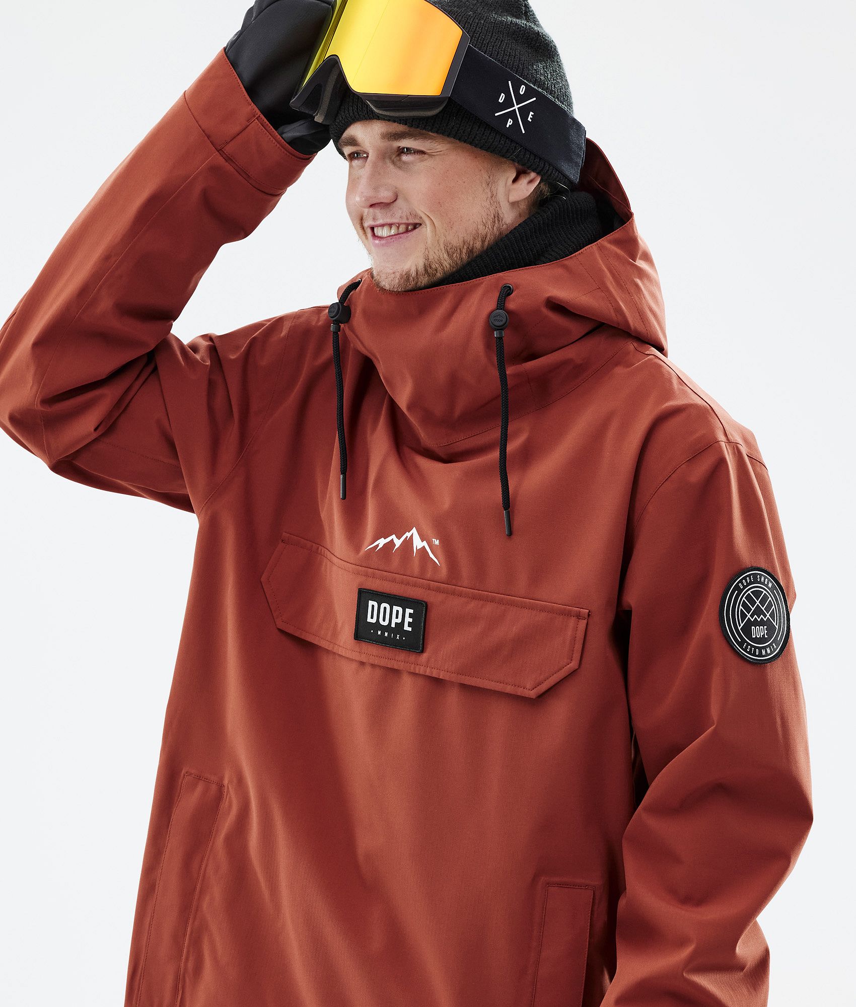 Dope Blizzard 2022 Men s Snowboard Jacket Rust