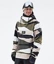 Dope Blizzard 2022 Snowboard Jacket Men Shards Sand Olive