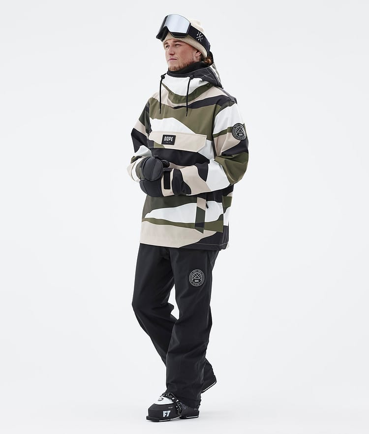 Dope Blizzard 2022 Veste de Ski Homme Shards Sand Olive, Image 3 sur 9