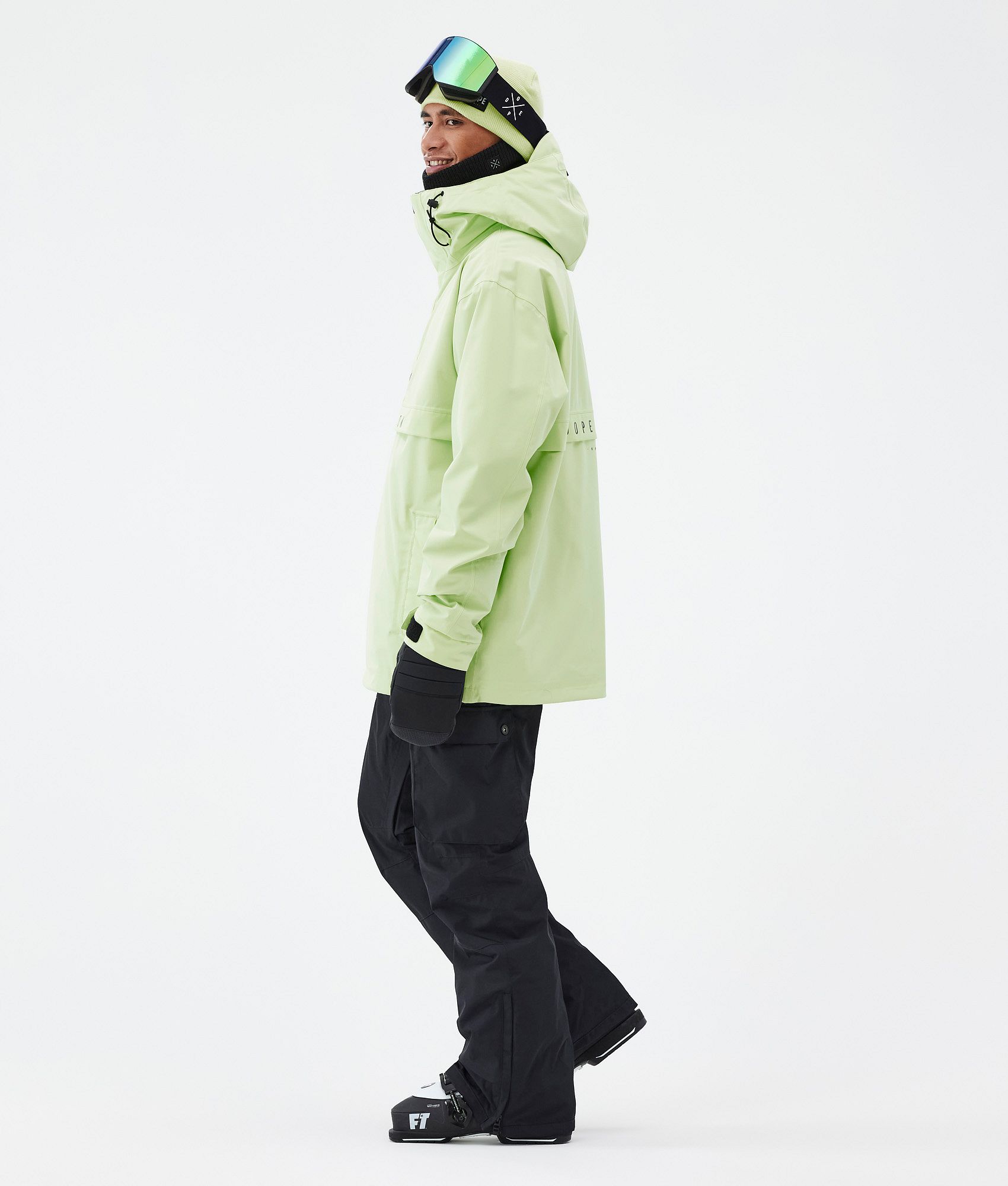 Neon ski hot sale jacket mens