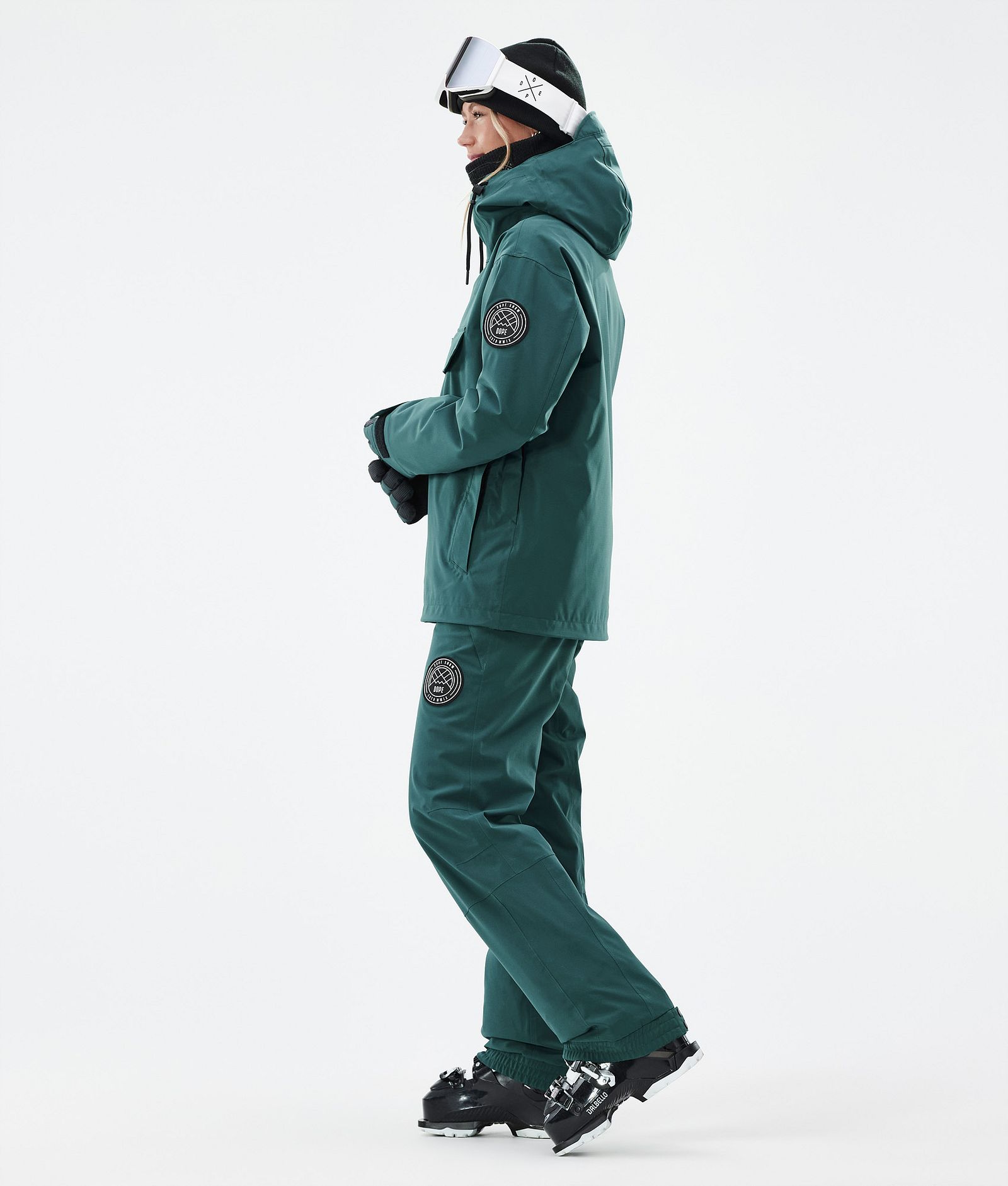 Dope Blizzard W Veste de Ski Femme Bottle Green, Image 3 sur 8