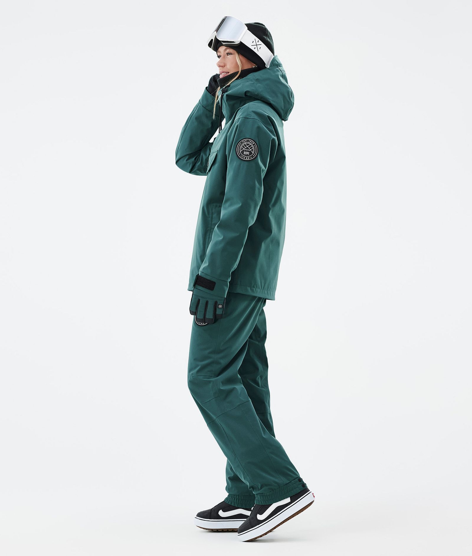 Dope Blizzard W Giacca Snowboard Donna Bottle Green, Immagine 3 di 8