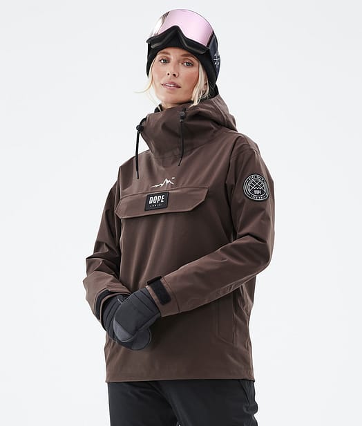 Dope Blizzard W 22 Kurtka Narciarska Kobiety Brown
