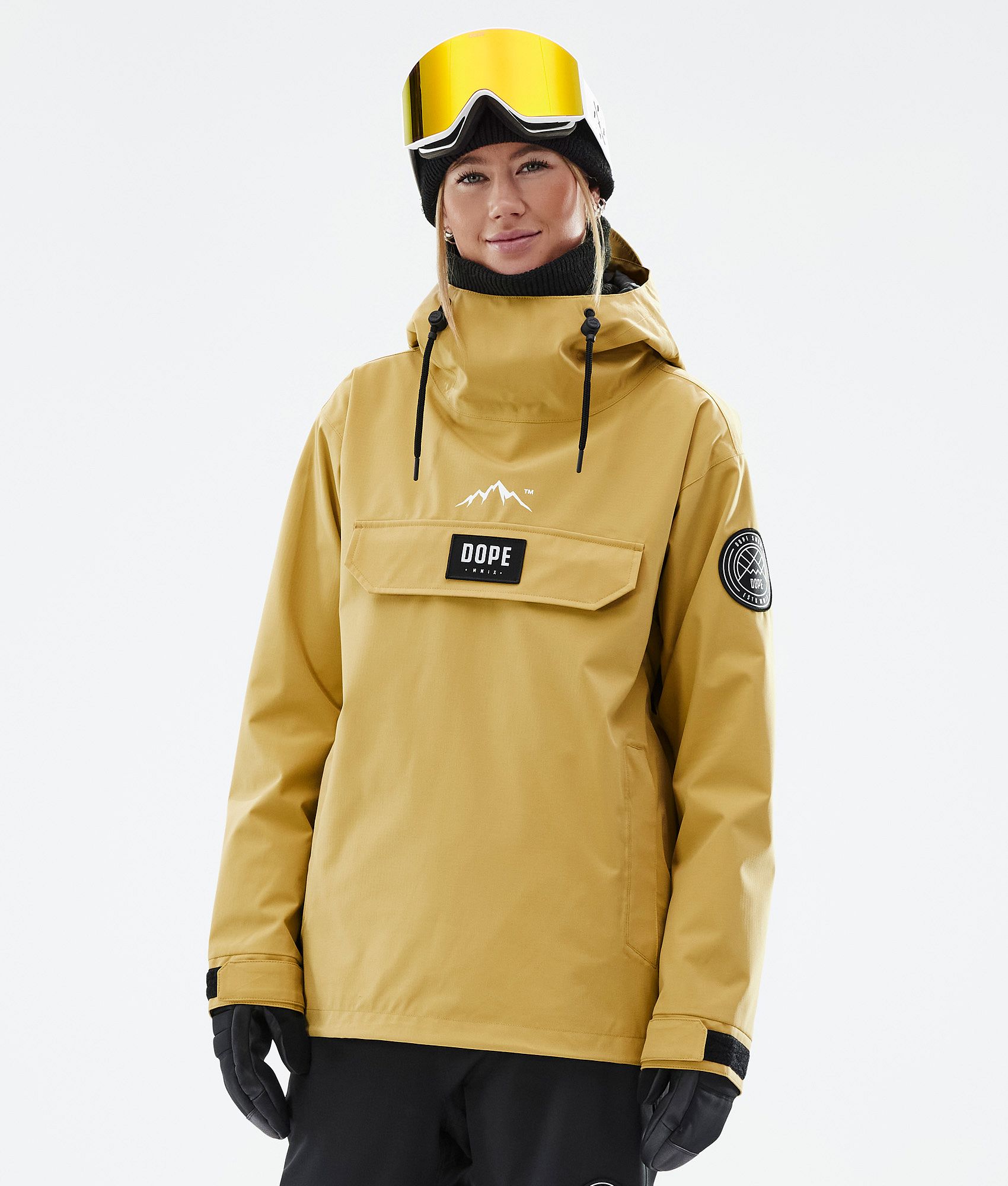 Veste de outlet ski jaune