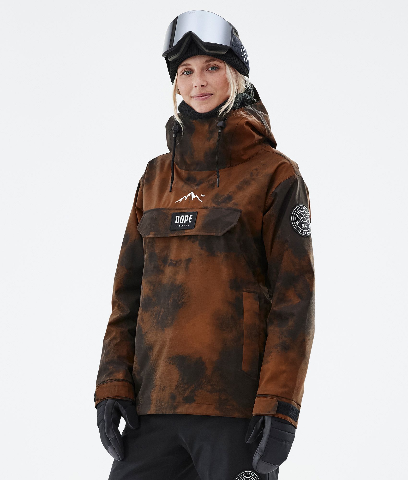 Dope Blizzard W 2022 Ski Jacket Women Smudge Orange | Ridestore UK