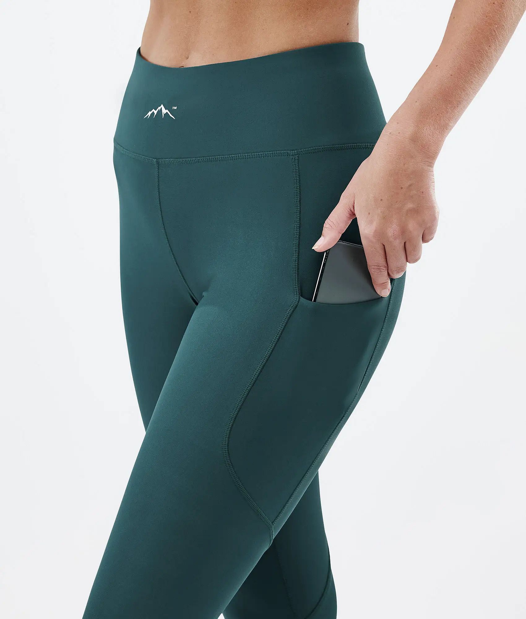 Sweaty Betty POWER HIGH WAIST 7/8 WORKOUT LEGGINGS - Leggings - trek green/dark  green - Zalando.de