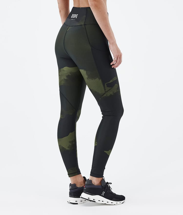 Dope Lofty Tech Leggings Mujer Green Camo, Imagen 2 de 8