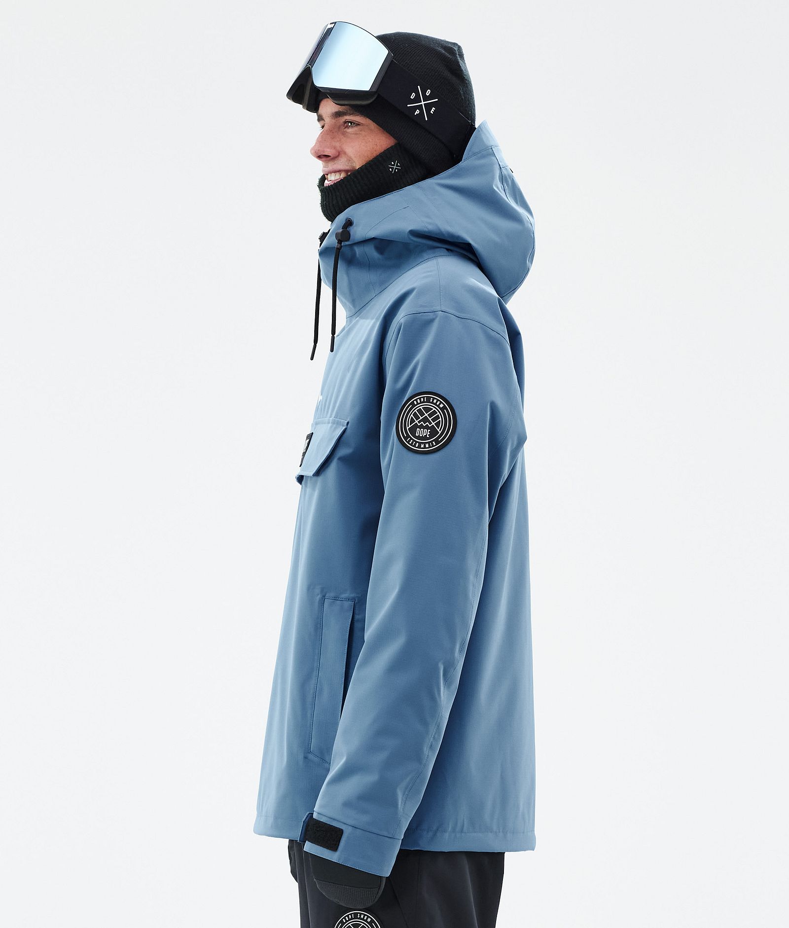 Dope Blizzard Ski Jacket Men Blue Steel, Image 5 of 8