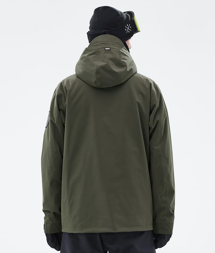 Dope Blizzard Full Zip Ski Jacket Men Olive Green, Image 6 of 9