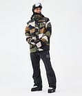 Dope Blizzard Full Zip Ski Jacket Men Shards Gold Green, Image 2 of 9