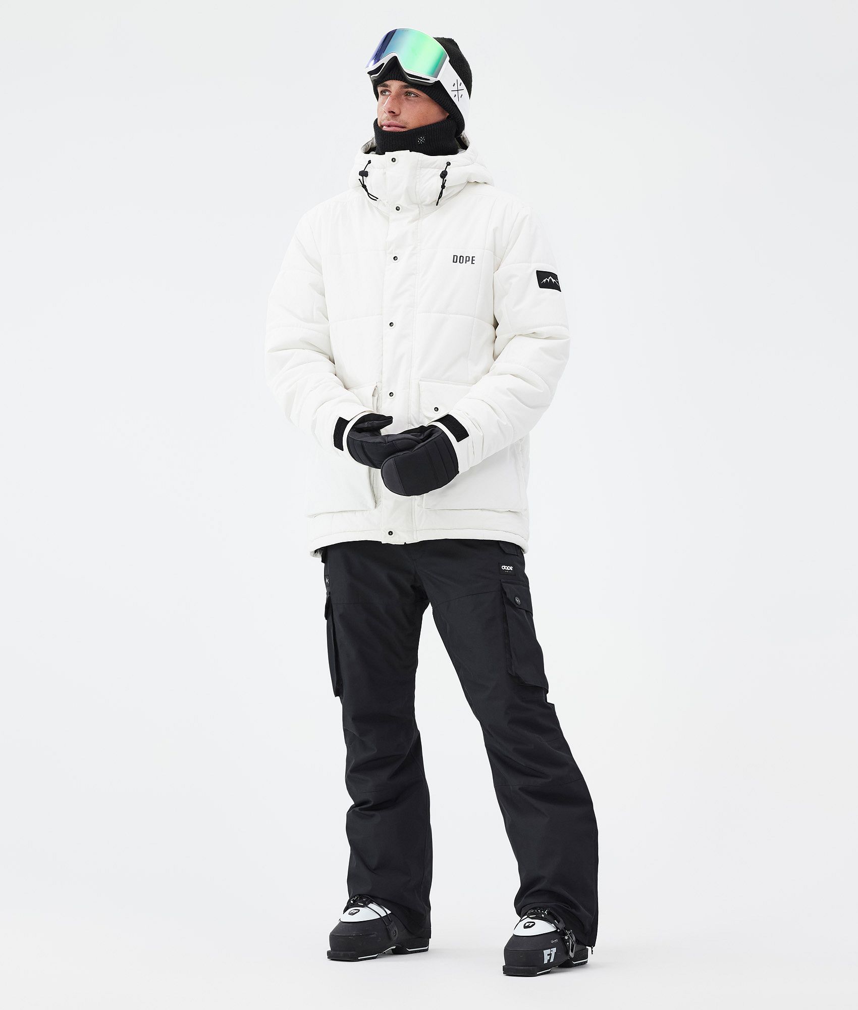 White puffer ski on sale jacket