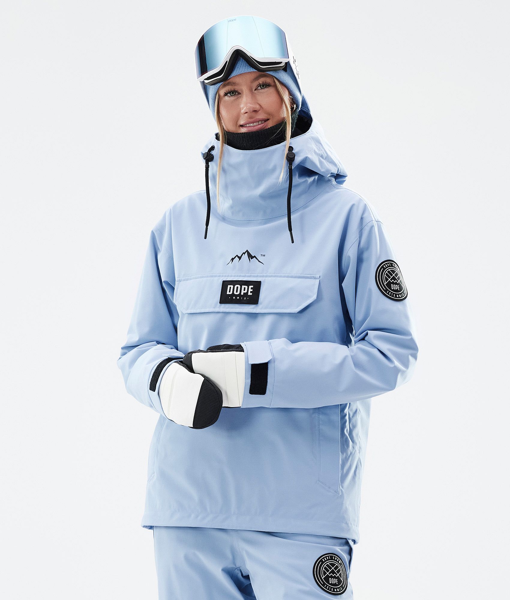 Dope Blizzard W Women s Snowboard Jacket Light Blue