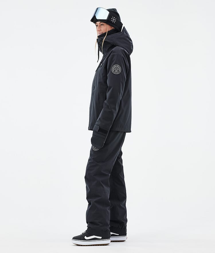 Dope Blizzard W Full Zip 24 Snowboard jas Dames Black, Afbeelding 4 van 10