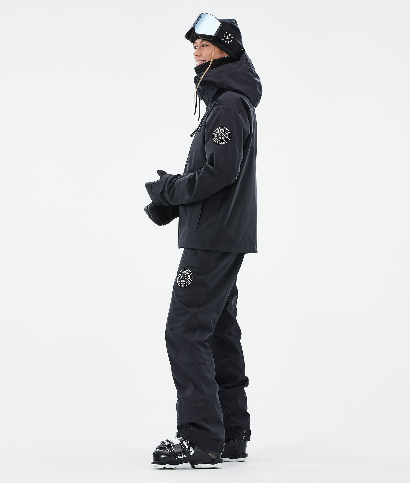 Dope Blizzard W Full Zip Veste de Ski Femme Black, Image 4 sur 10