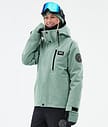 Dope Blizzard W Full Zip Snowboard jas Dames Faded Green