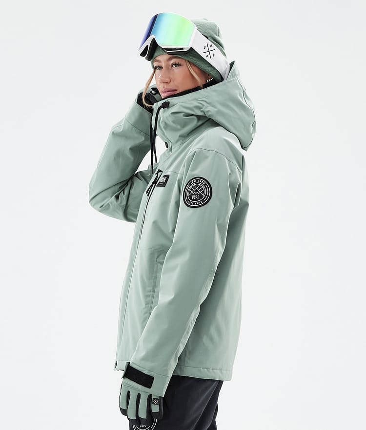 Dope Blizzard W Full Zip Snowboard Jacket Women Faded Green, Image 5 of 9