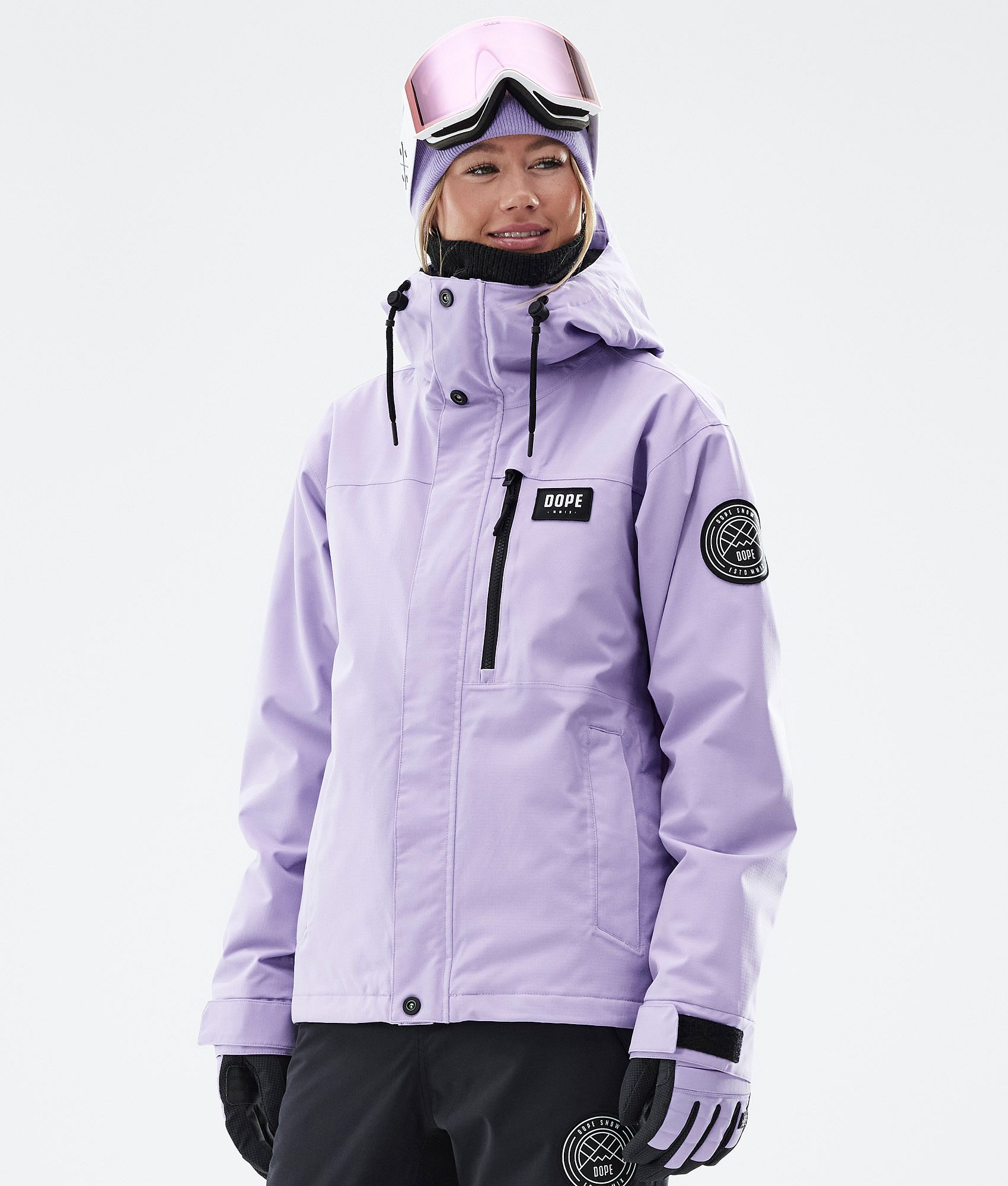 Dope Blizzard W Full Zip Ski Jacket Women Faded Violet | Ridestore UK