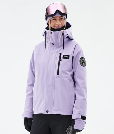 Dope Blizzard W Full Zip Lyžařská Bunda Dámské Faded Violet