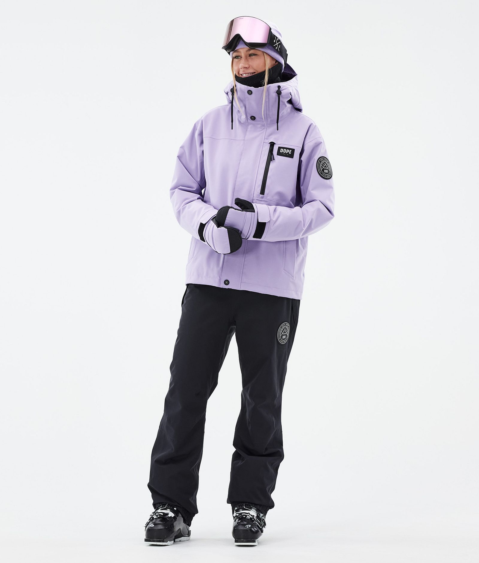 Dope Blizzard W Full Zip Giacca Sci Donna Faded Violet, Immagine 3 di 10