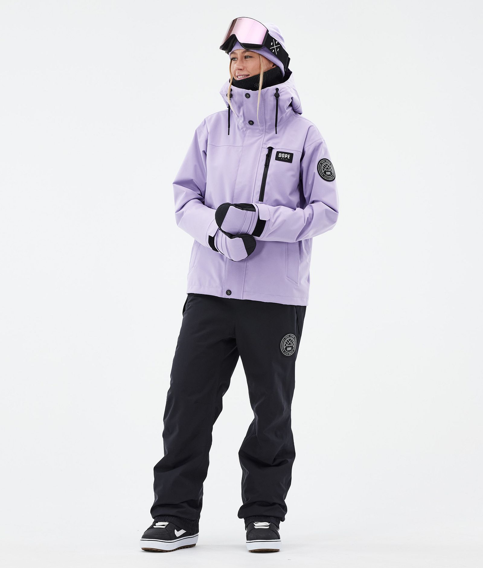 Dope Blizzard W Full Zip Veste Snowboard Femme Faded Violet, Image 3 sur 10