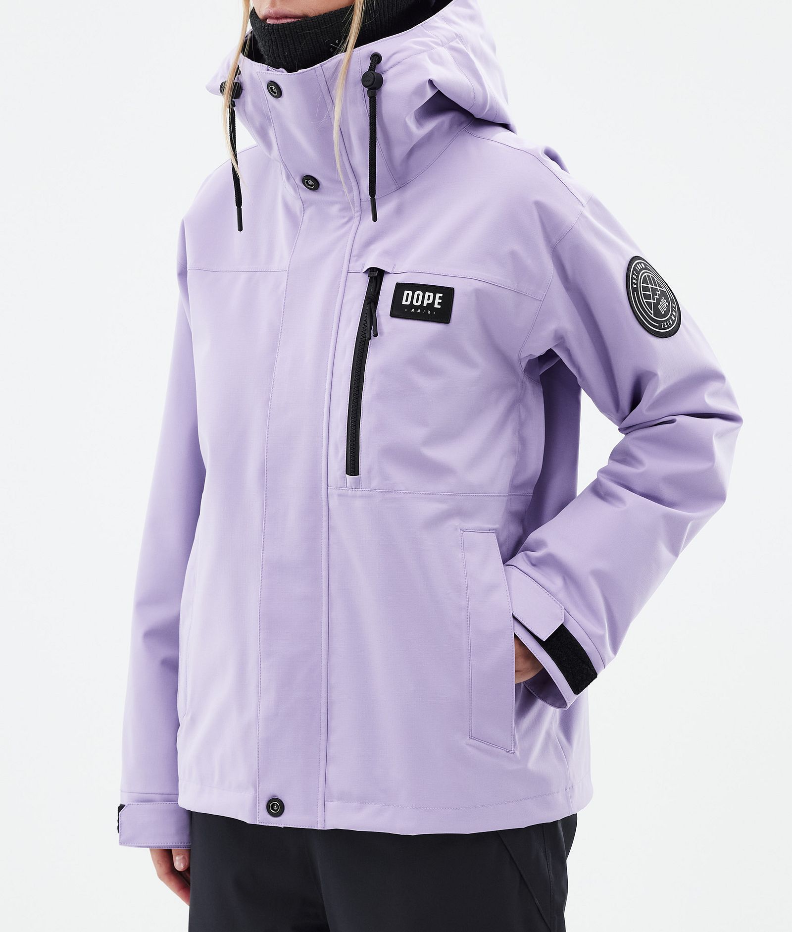 Dope Blizzard W Full Zip Veste Snowboard Femme Faded Violet, Image 8 sur 10