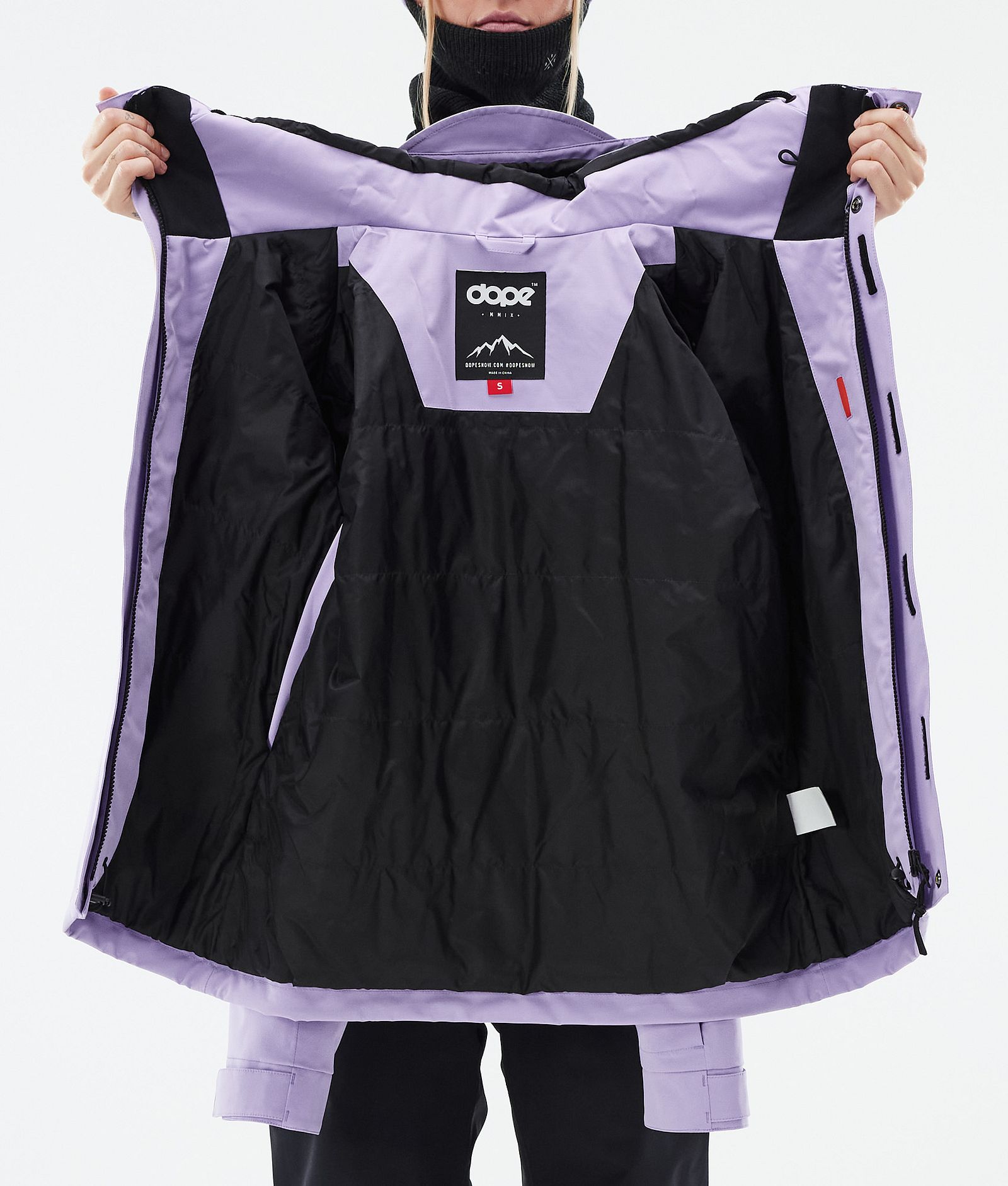 Dope Blizzard W Full Zip Giacca Sci Donna Faded Violet, Immagine 10 di 10