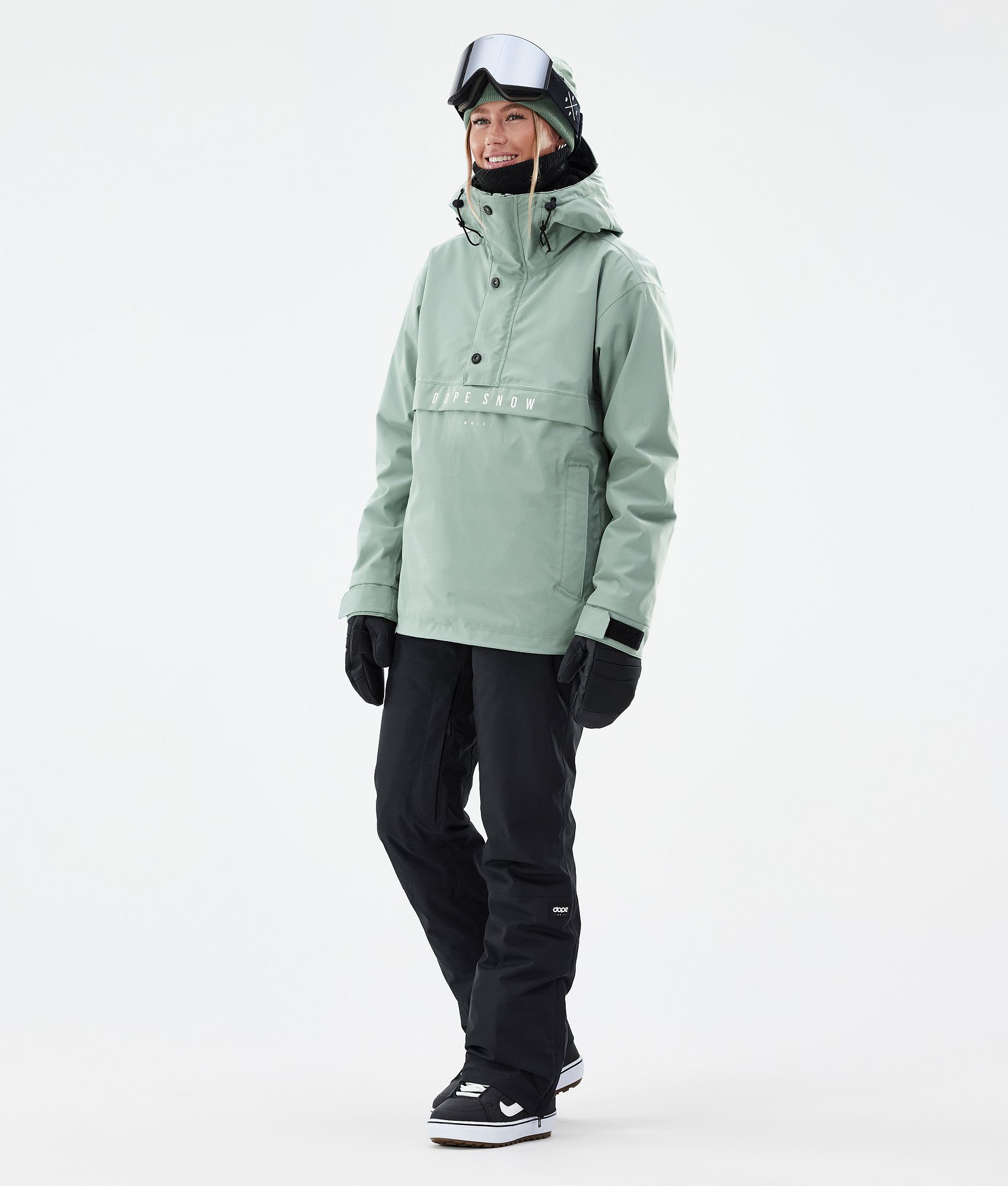 Green sales snow jacket