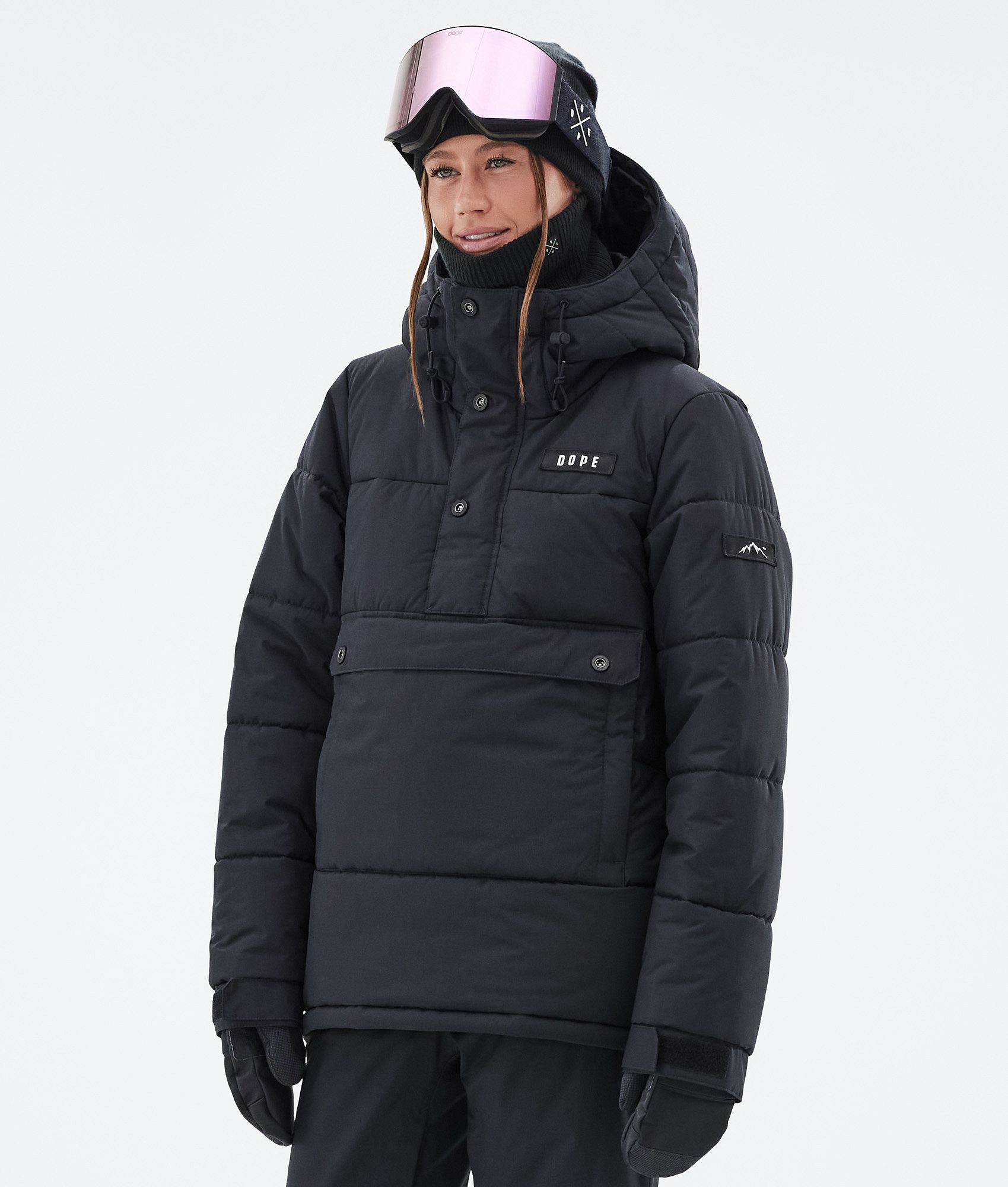 Dope Puffer W Ski Jacket Women Black Ridestore UK