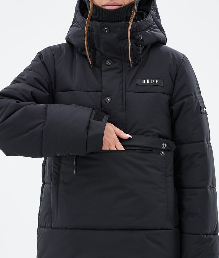 Dope Puffer W Giacca Snowboard Donna Black, Immagine 8 di 8