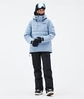 Dope Puffer W Veste Snowboard Femme Light Blue, Image 2 sur 8