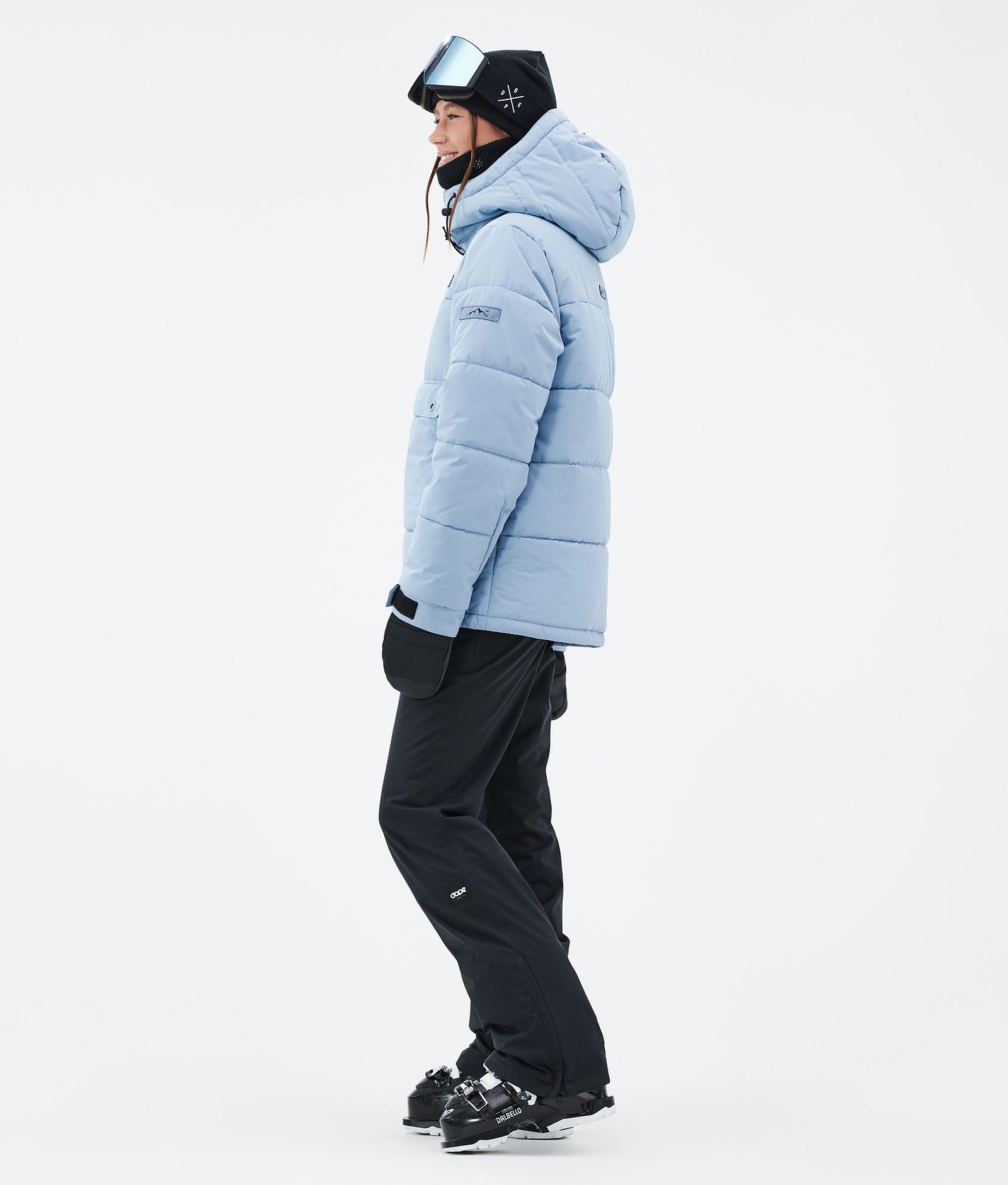 Dope Puffer W Veste de Ski Femme Light Blue, Image 3 sur 8