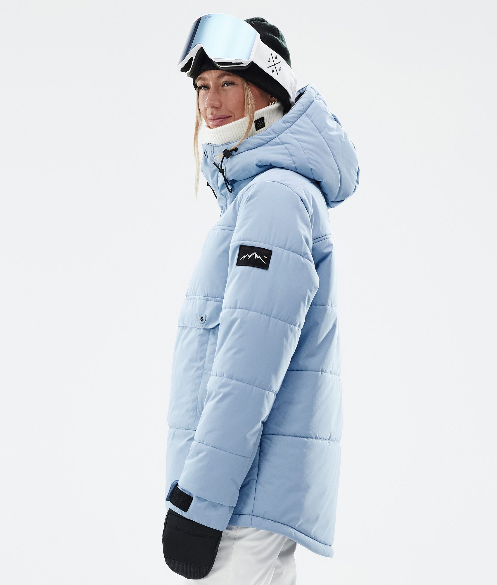 Light blue 2025 womens ski jacket