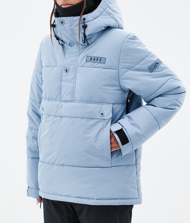 Dope Puffer W Veste Snowboard Femme Light Blue, Image 7 sur 8