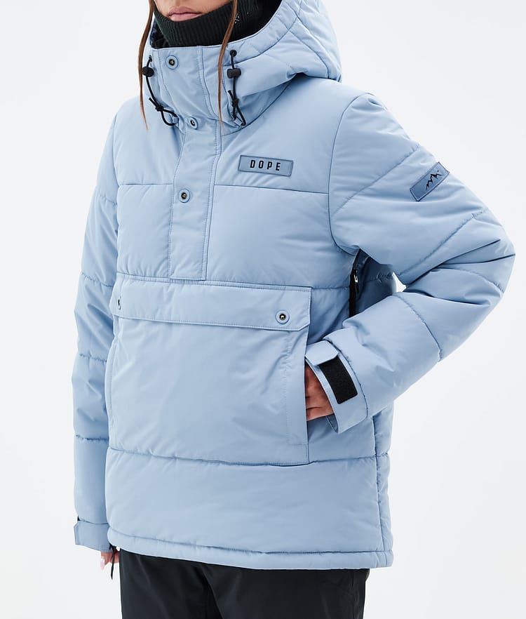 Dope Puffer W Snowboard jas Dames Light Blue Renewed, Afbeelding 7 van 8