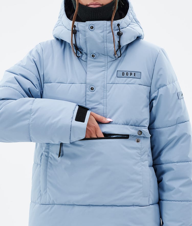 Dope Puffer W Snowboard jas Dames Light Blue Renewed, Afbeelding 8 van 8