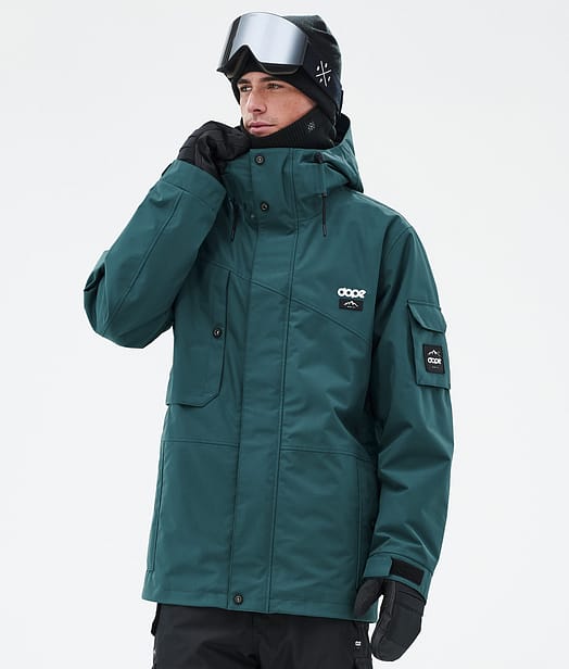 Dope Adept Ski Jacket Men Bottle Green