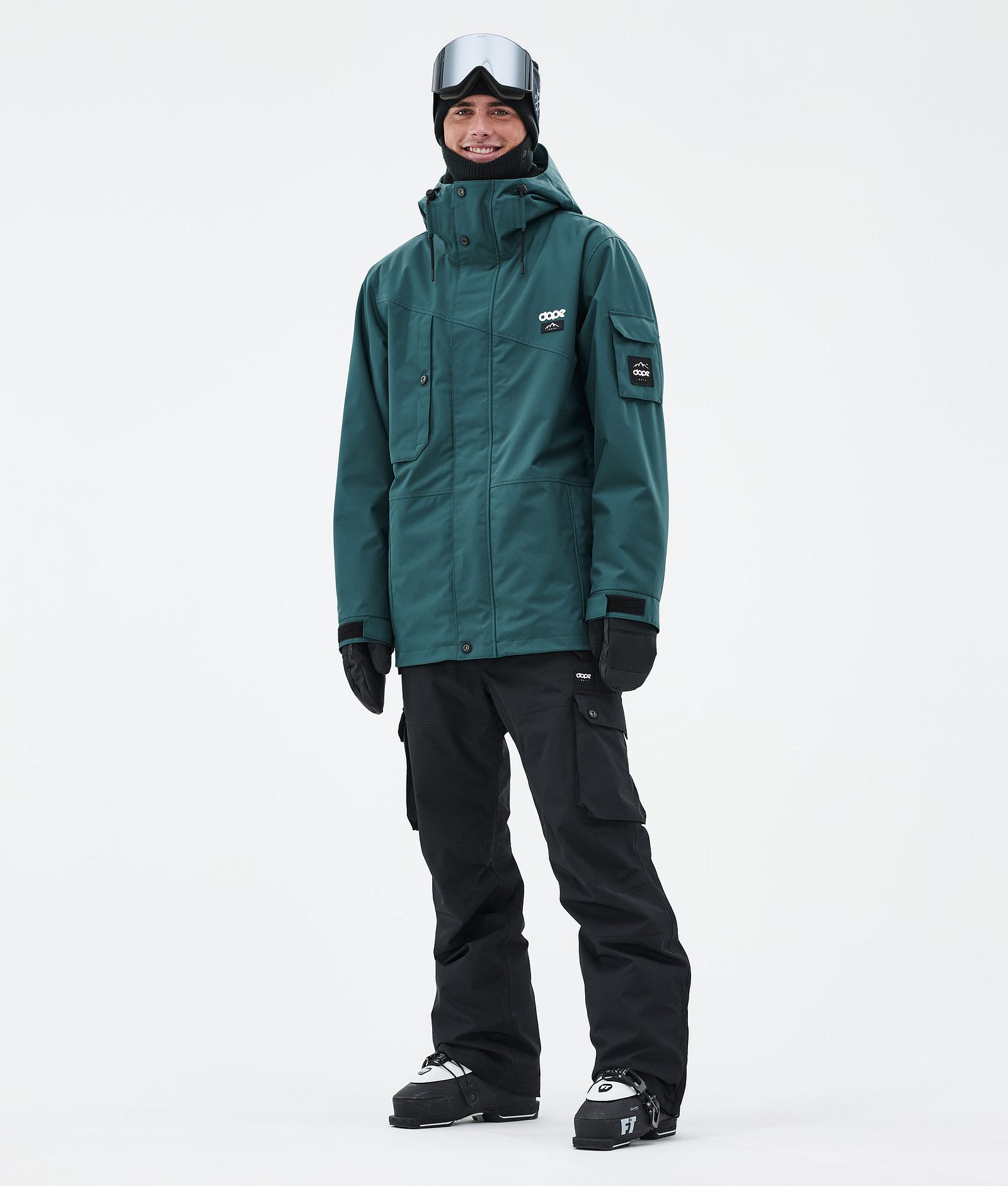 Dope Adept Ski Jacket Men Bottle Green, Image 2 of 9