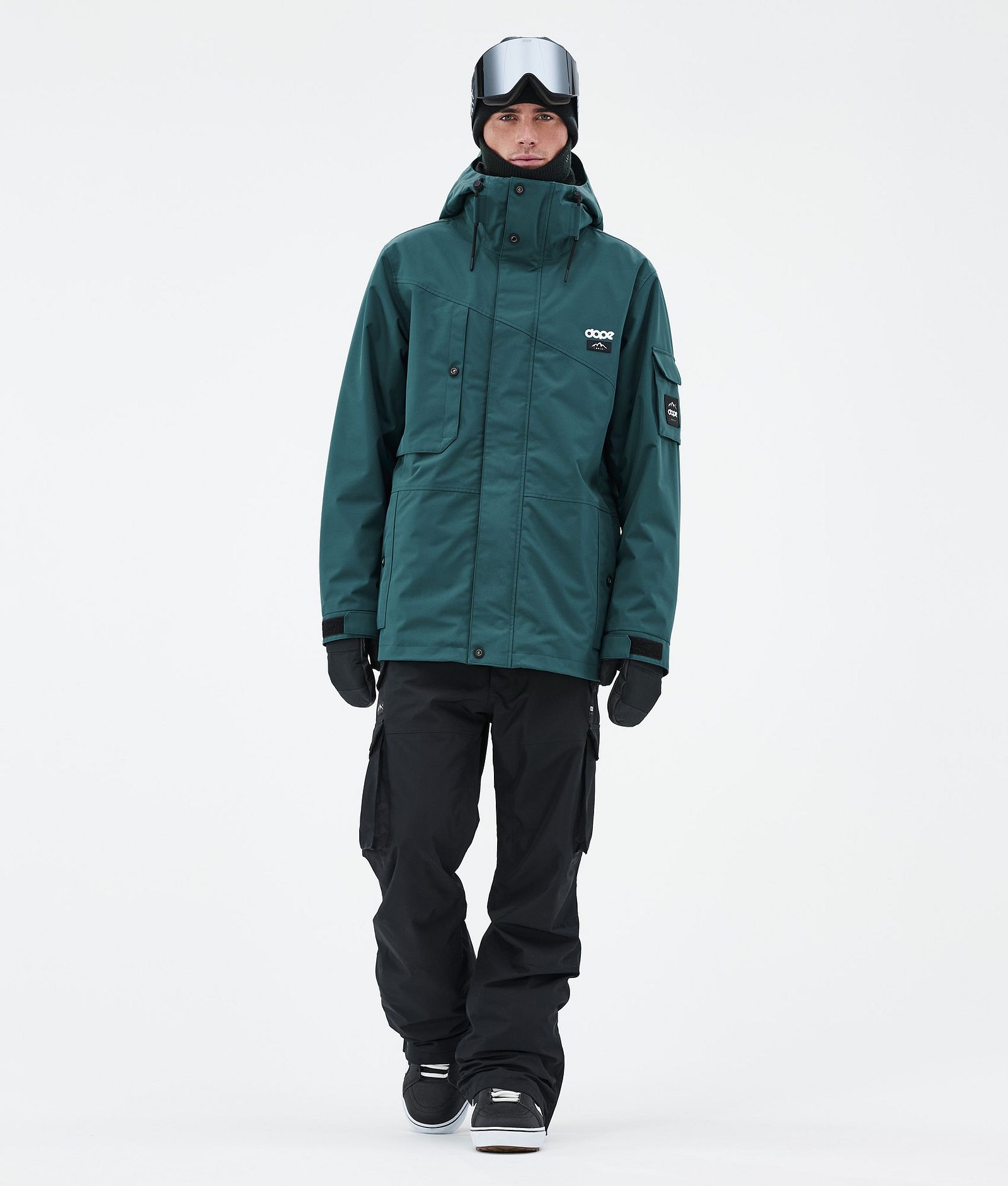 Dope Adept Snowboard Jacket Men Bottle Green, Image 2 of 9