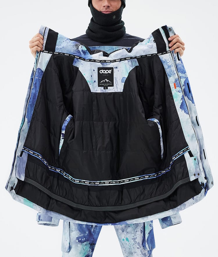 Dope Adept Kurtka Narciarska Mężczyźni Spray Blue Green, Zdjęcie 9 z 9